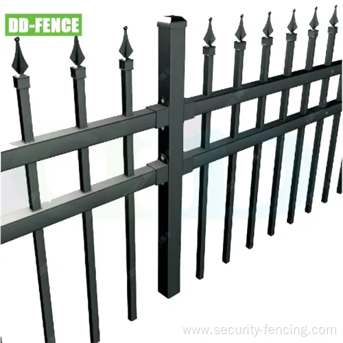Tubular Steel Decorative Metal Security Residential Fence